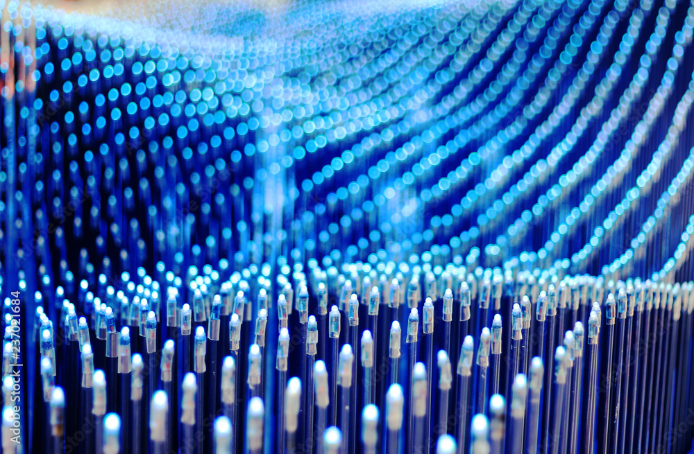 Fototapeta premium abstract technology background with lots of light spots