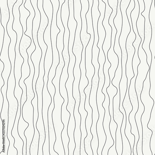 Curly flowing lines. Abstract repeating structure vector. Undulating seamless pattern.