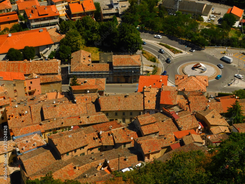 Fotografie View on San Marino streets