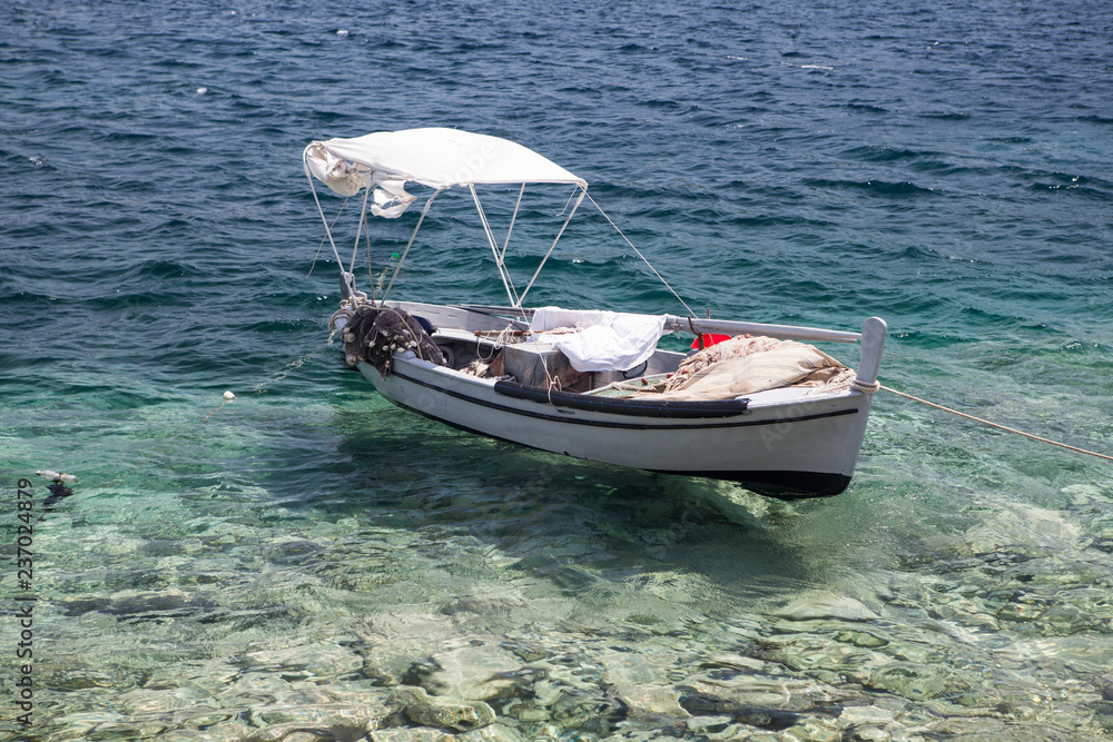 Boat on Adriatic sea