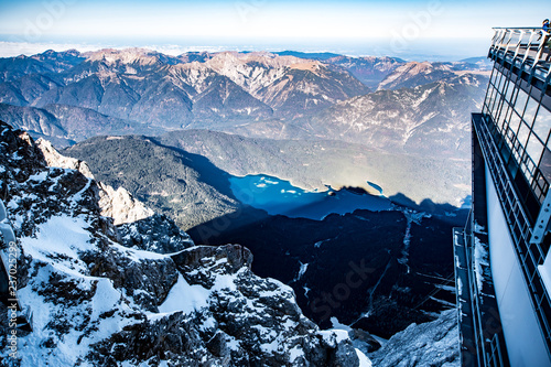 Eibsee von der Zugspitze aus