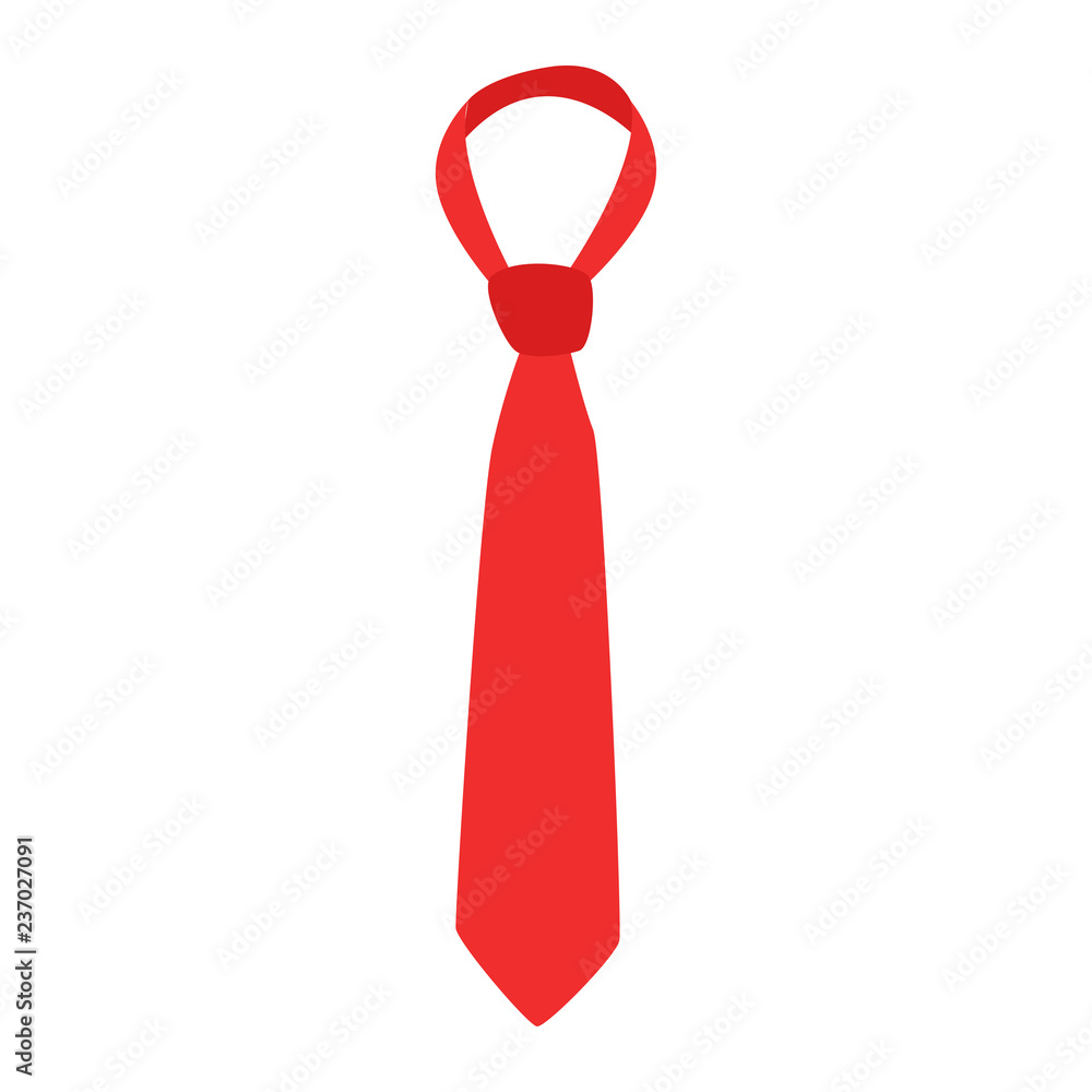 Tie Red. White Background. Vector illustration .EPS 10. Tie Red. White Background. Vector illustration .EPS 10.