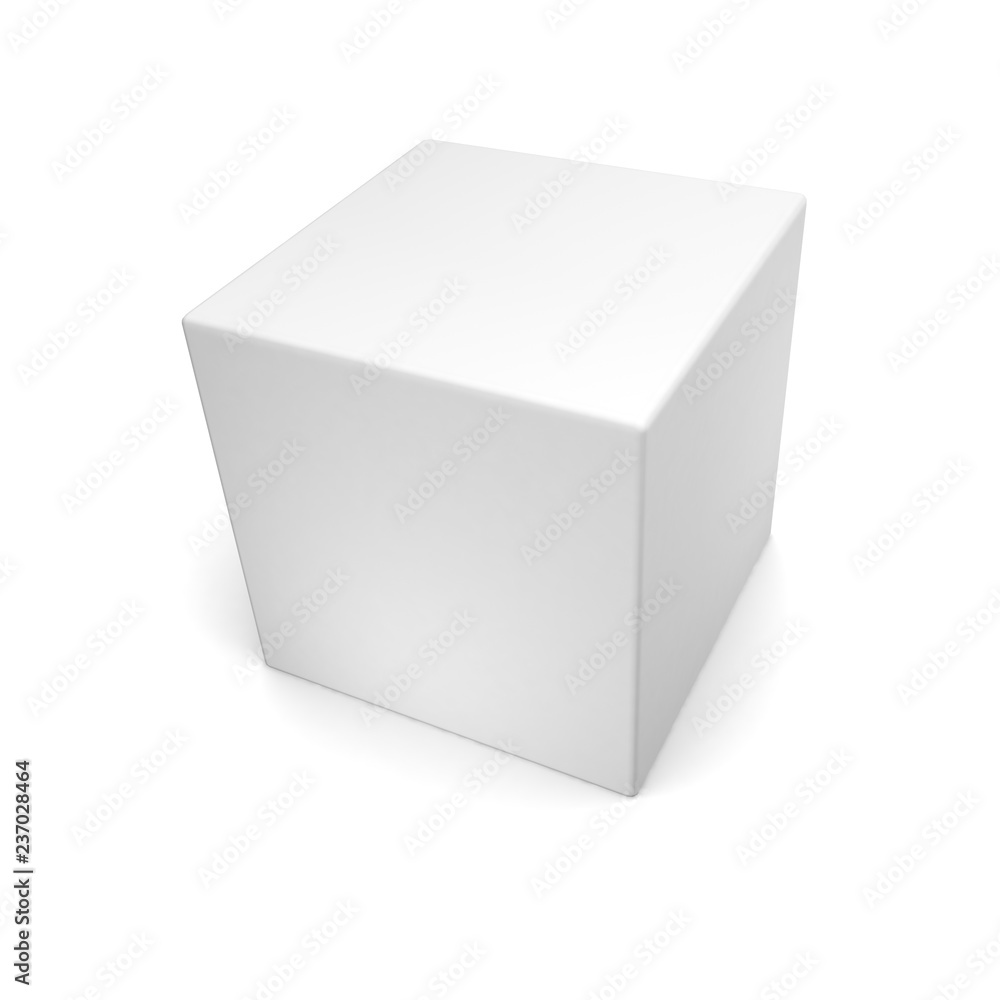 3d box isolated on white background 3d box isolated on white background