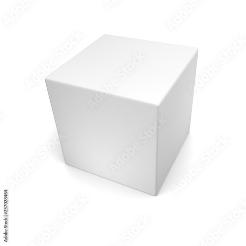 3d box isolated on white background © Nadiia