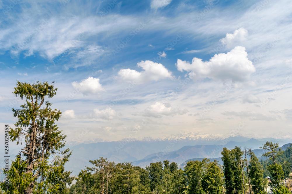 Jot- a place near Khajjiar, a view from the top, Pir Panjal mountain range Jot- a place near Khajjiar, a view from the top, Pir Panjal mountain range