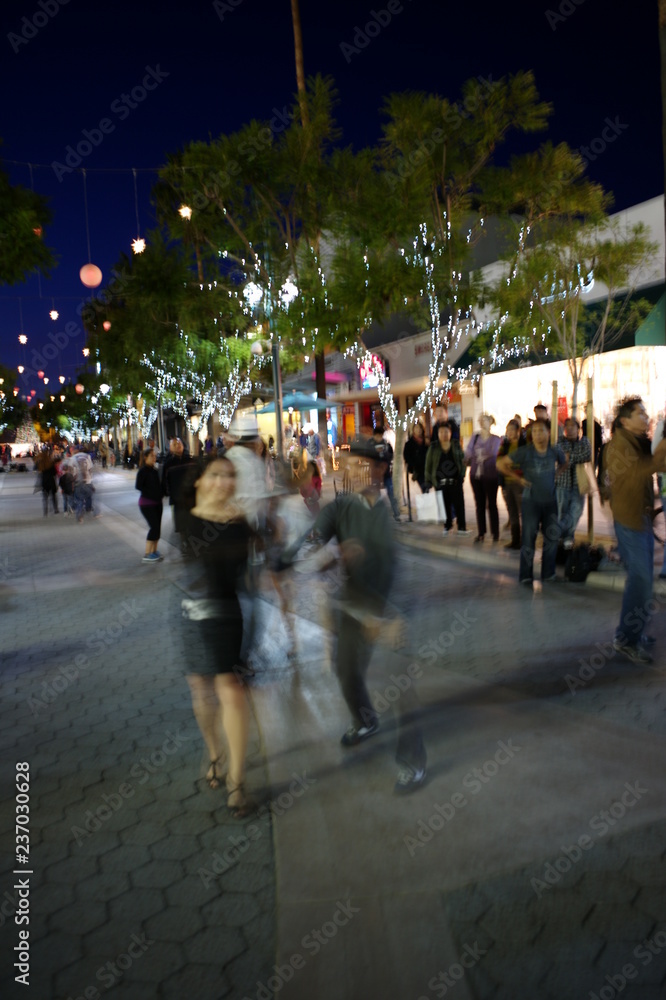 Obraz premium streetdancer santa monica christmas
