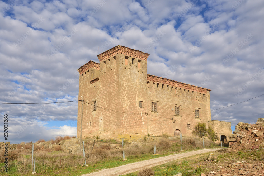 Castel of Montcortes de Segarra, LLeida province, Catalonia, Spain