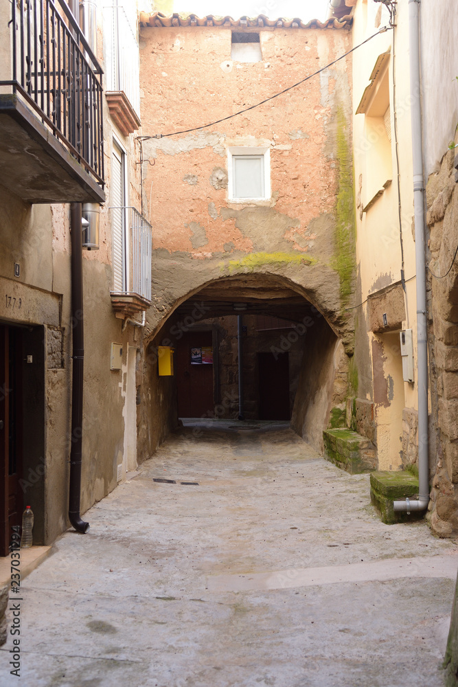old town of La Donzell, l urgell, LLeida province, Catalonia, Spain