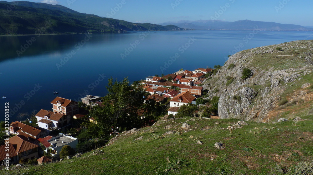 Lake in Tushemist and Pogradec, Macedonia