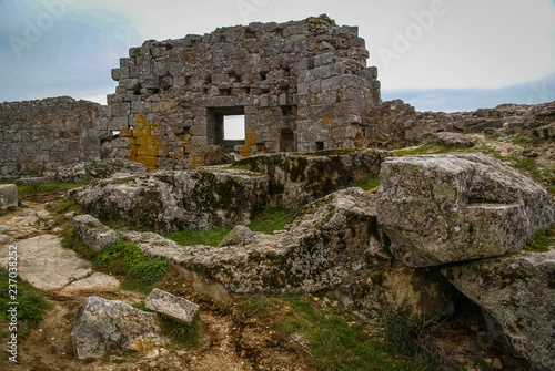 Ruins in Trevejo in Caceres, Estremadura in Spain photo
