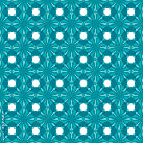 Seamless geometric pattern vector illustration. Abstract color flower lattice. Floral trellis print. Abstract vector illustration