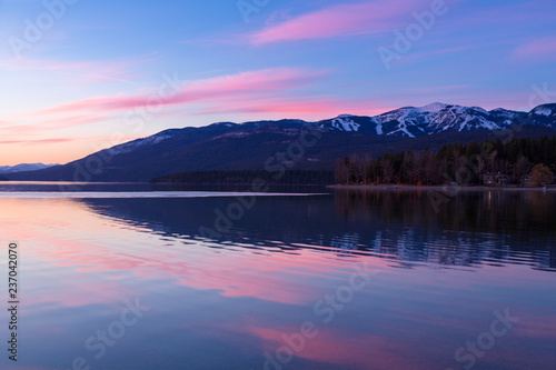 Mountain Lake Sunset