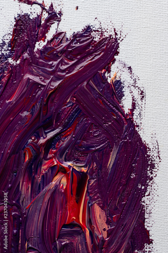 Abstract brush strokes of acrylic colors Abstract brush strokes of acrylic colors