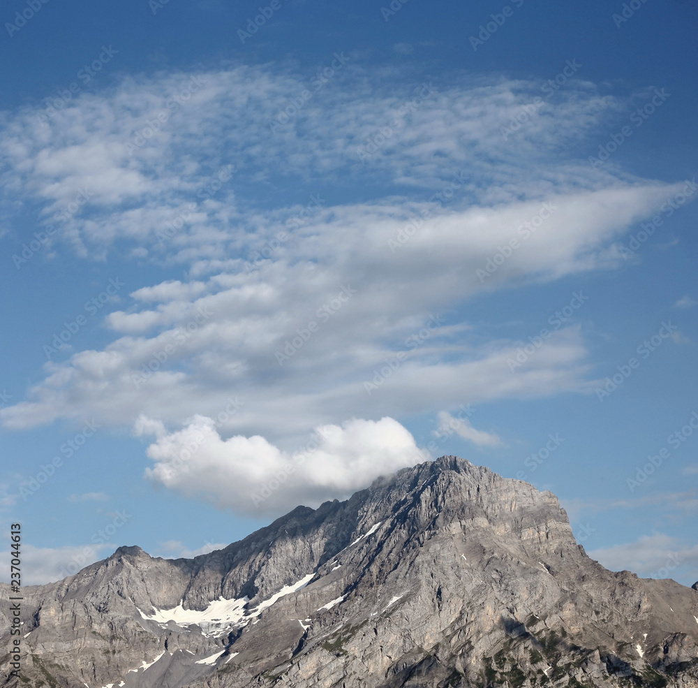 Mountain And Clouds Mountain And Clouds
