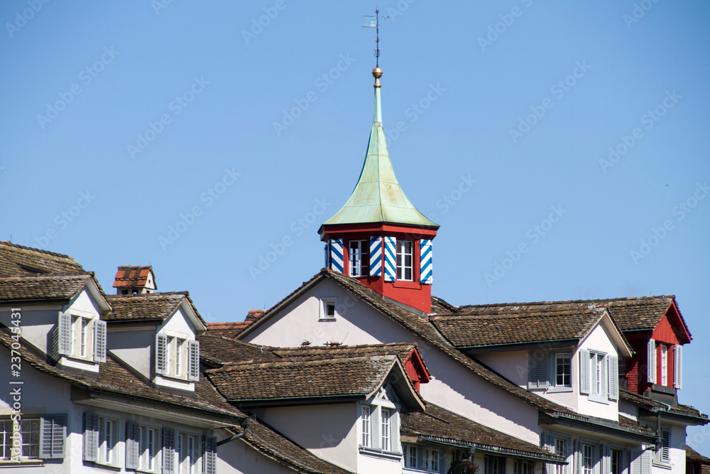Obraz premium Zurigo, Svizzera. Vista sulla città.