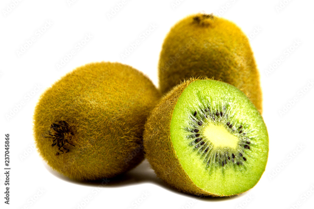 Kiwi fruit isolated on white background. Clipping Path Kiwi fruit isolated on white background. Clipping Path