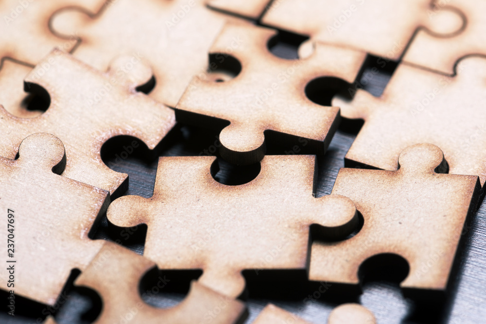 Puzzle close up Puzzle close up