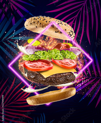 Tropical Splash Burger