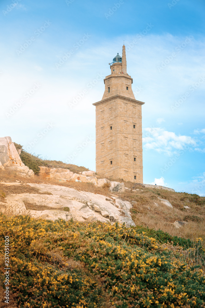 La Coruna, Hecules Tower, Galicia, Spain