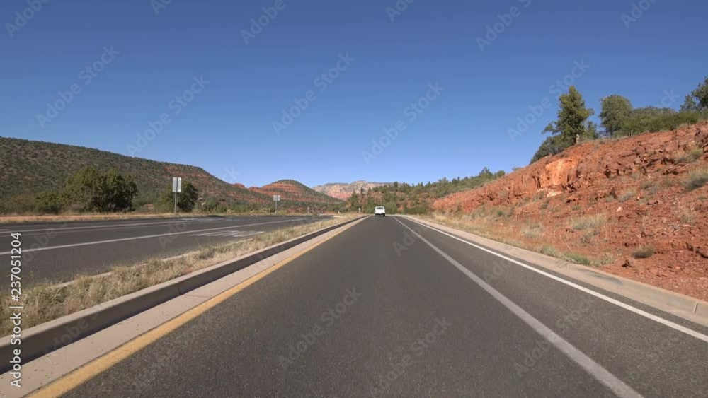 Sedona Driving Plate Highway 179 North Bound Arizona USA Sedona Driving Plate Highway 179 North Bound Arizona USA