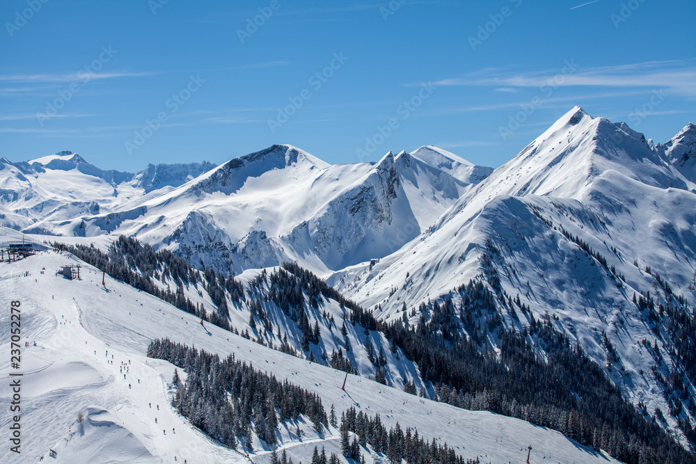 Das Skigebiet in Großarl und Dorfgastein