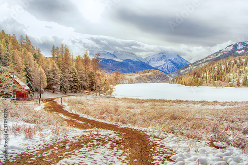 Altay mountains. Early spring photo