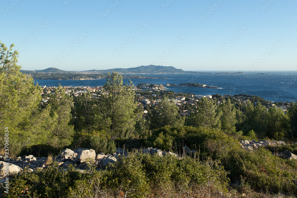 Panorama on the mediterranean see