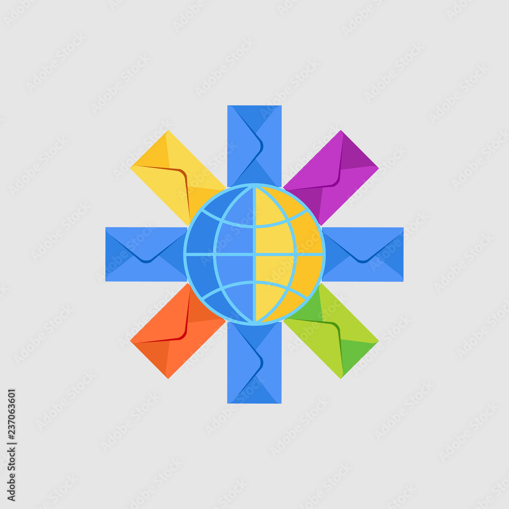 mail worldwide, delivery messaging, global network mail worldwide, delivery messaging, global network