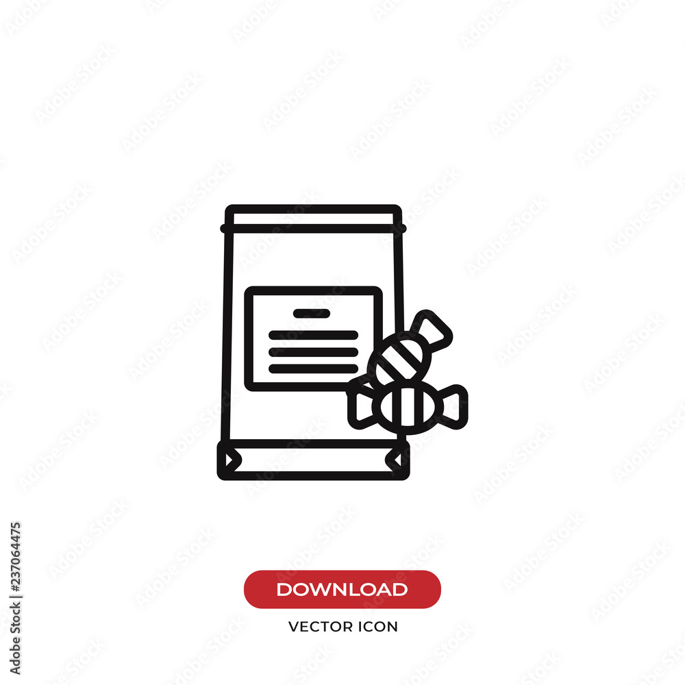 Candy vector icon Candy vector icon
