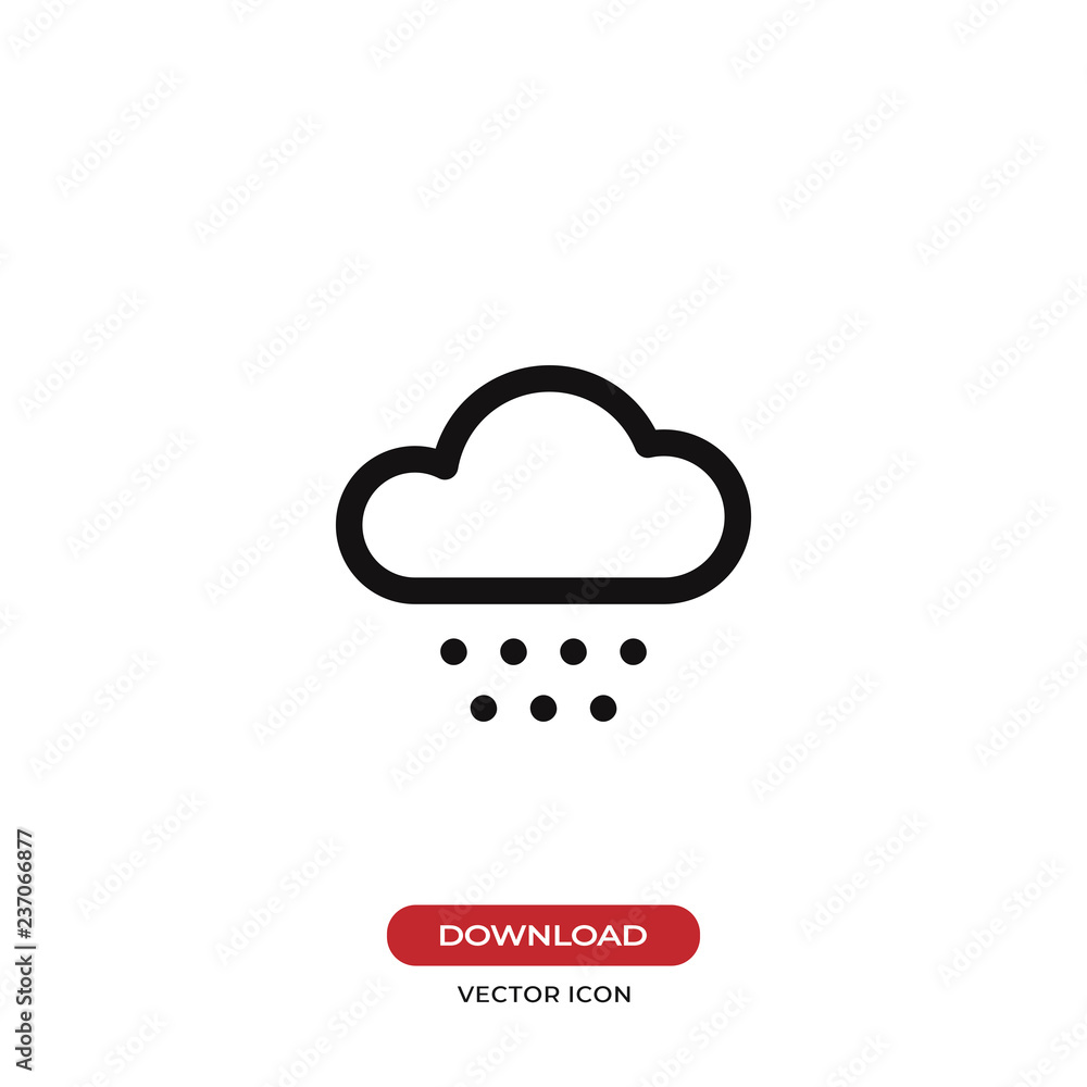 Snow vector icon Snow vector icon