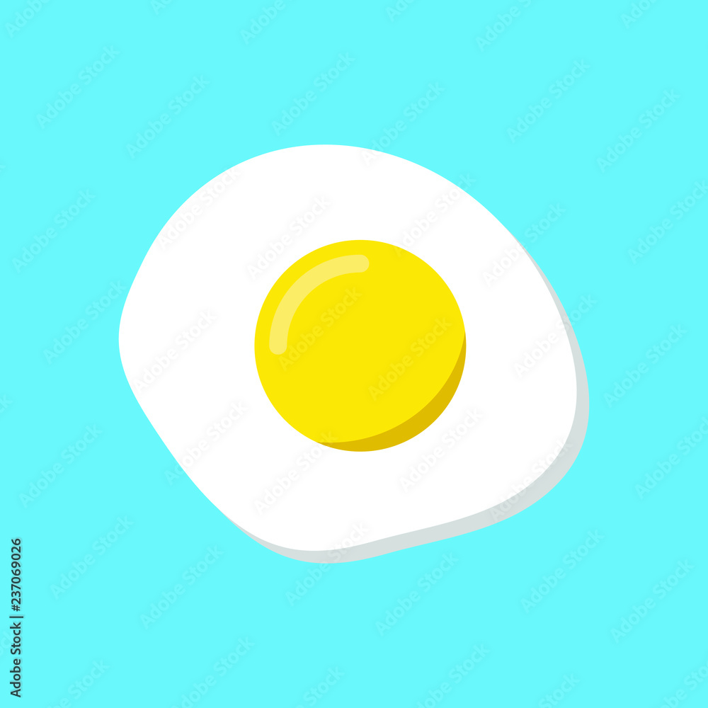 Fried Egg Illustration Fried Egg Illustration