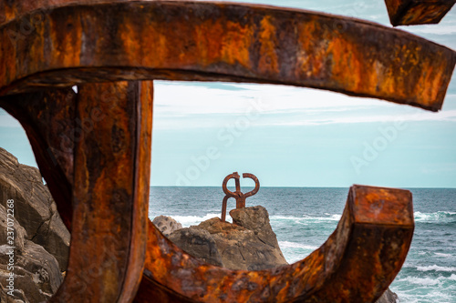 Peine del viento, San Sebastian, Vasc Country, Spain photo