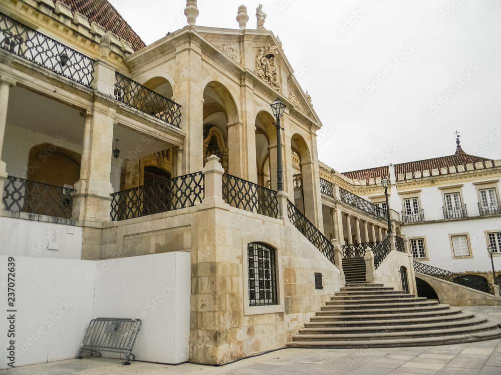 COIMBRA, PORTUGAL, 12 MAY 2015: The ancient University of Coimbra