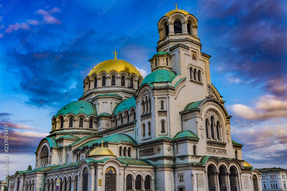 The Aleksander Nevsky Orthodox Cathedral of Sofia, Bulgaria