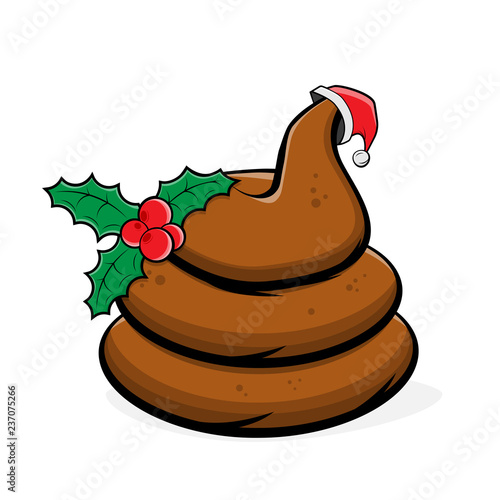 funny shit with christmas decoration