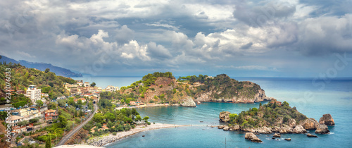 Isola Bella beach. Taormina, Sicily, Italy