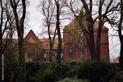 Theological seminary in Wroclaw city. Ostrow Tumski, Wroclaw, Poland.