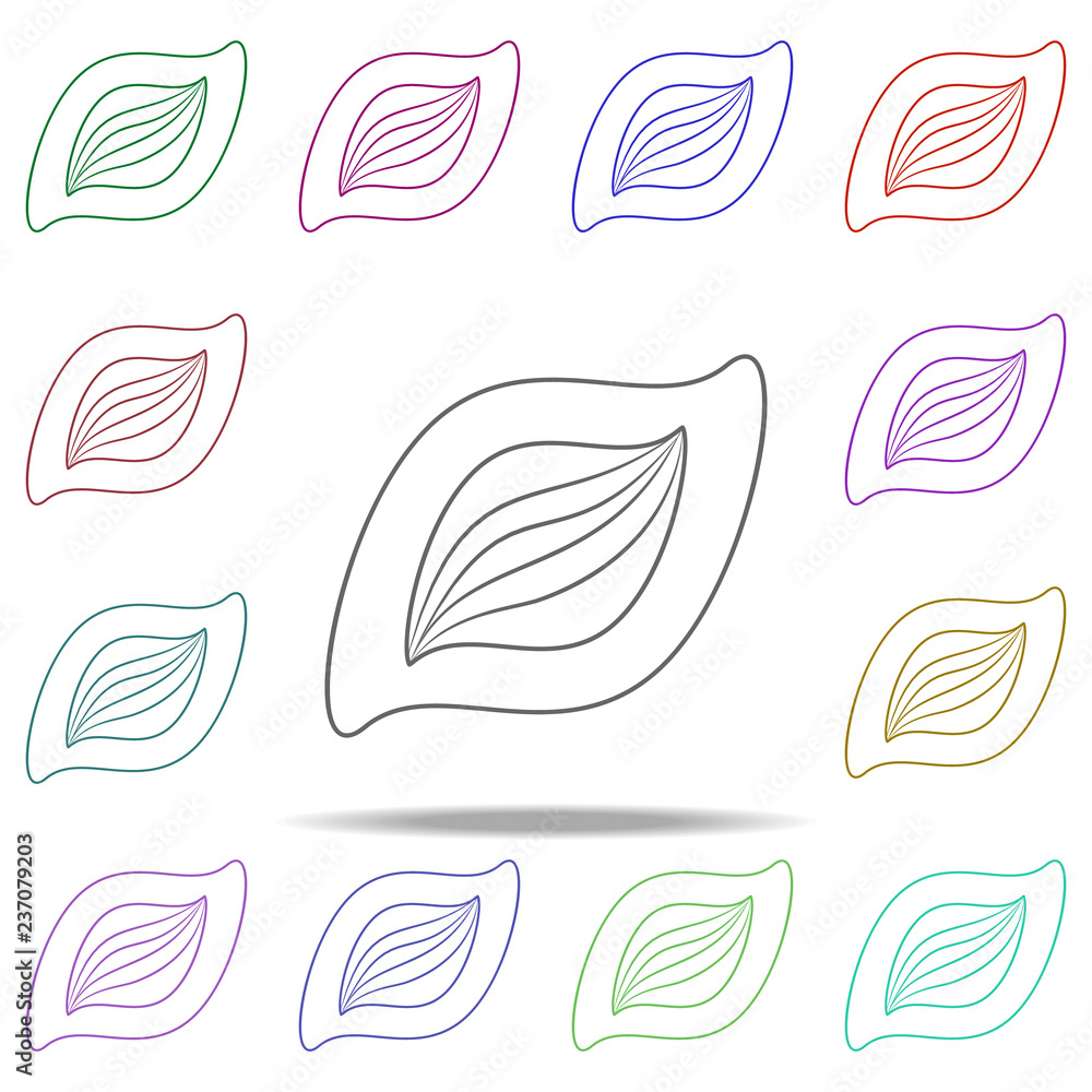 Cocoa beans line icon. Elements of Chocolate in multi color style icons. Simple icon for websites, web design, mobile app, info graphics Cocoa beans line icon. Elements of Chocolate in multi color style icons. Simple icon for websites, web design, mobile app, info graphics