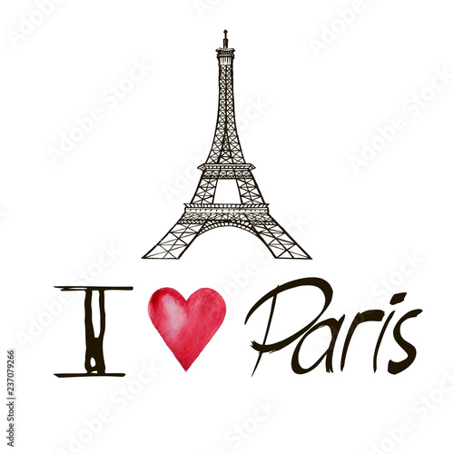 inscription I love Paris