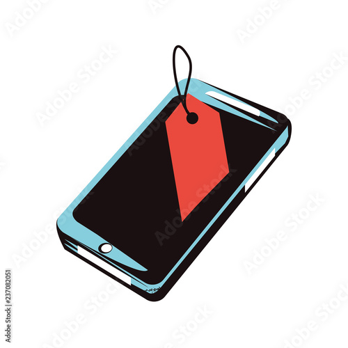 smartphone with tag commercial
