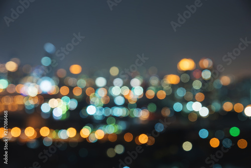 blur image of city at night.blurred urban abstract traffic background © sutlafk