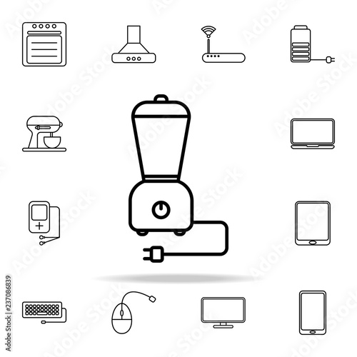blender outline icon. Technology icons universal set for web and mobile