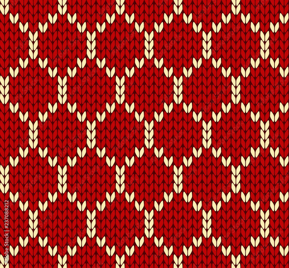 Knit grid vector illustration Knit grid vector illustration