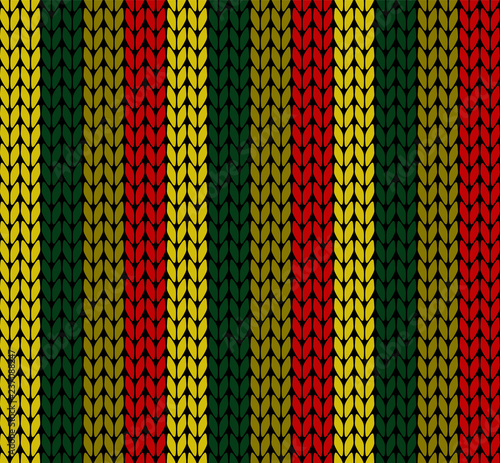 Seamless vector knitting pattern