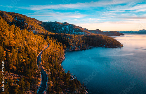 Aerial Of Lake Tahoe
