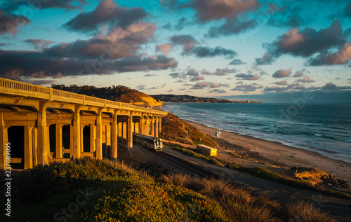 Photography Train in Torrey Pines at Sunset