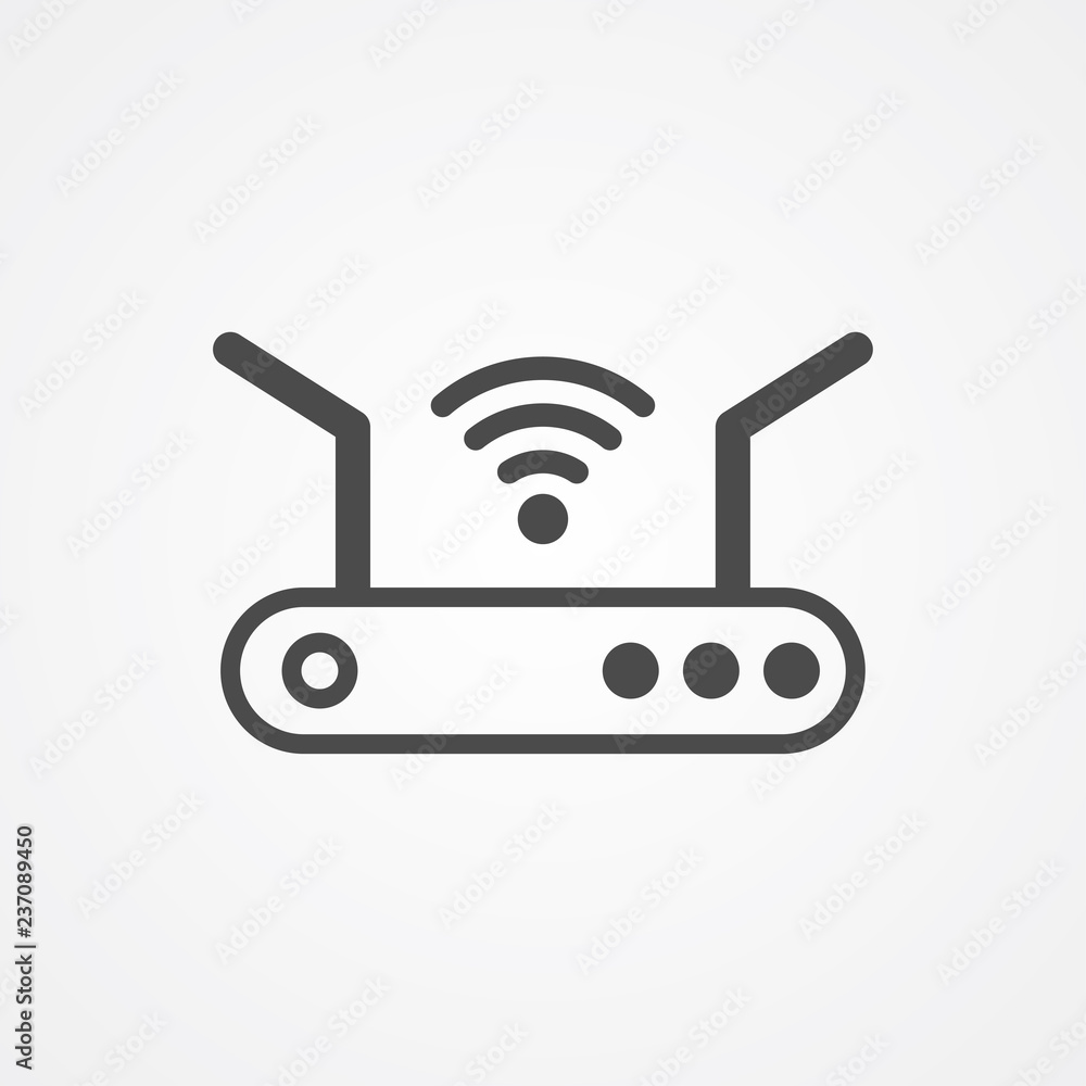 Router vector icon sign symbol Router vector icon sign symbol