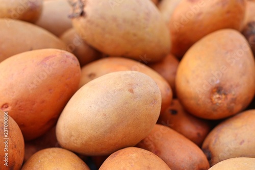 Sapodilla fruit at street food