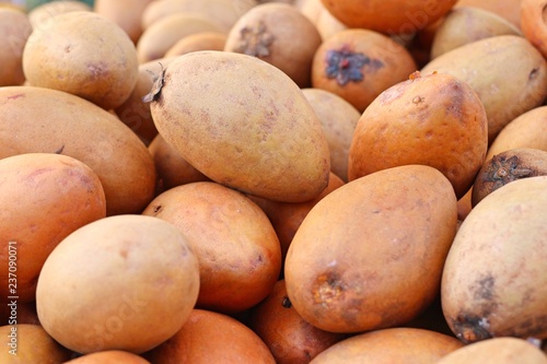 Sapodilla fruit at street food
