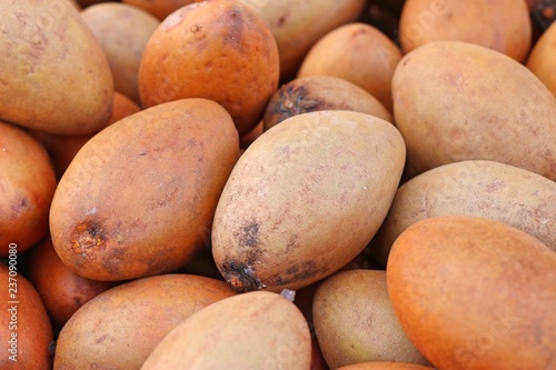 Sapodilla fruit at street food